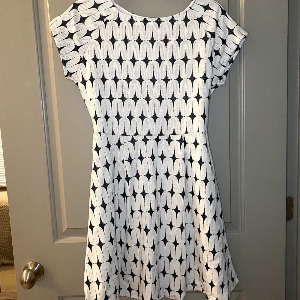 Textured knit dress